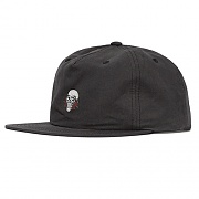 SKULL AND ROSES STRAPBACK CAP-BLK